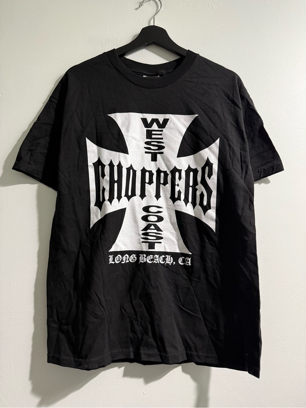 West Coast Choppers Black Graphic Tee - Long Beach CA